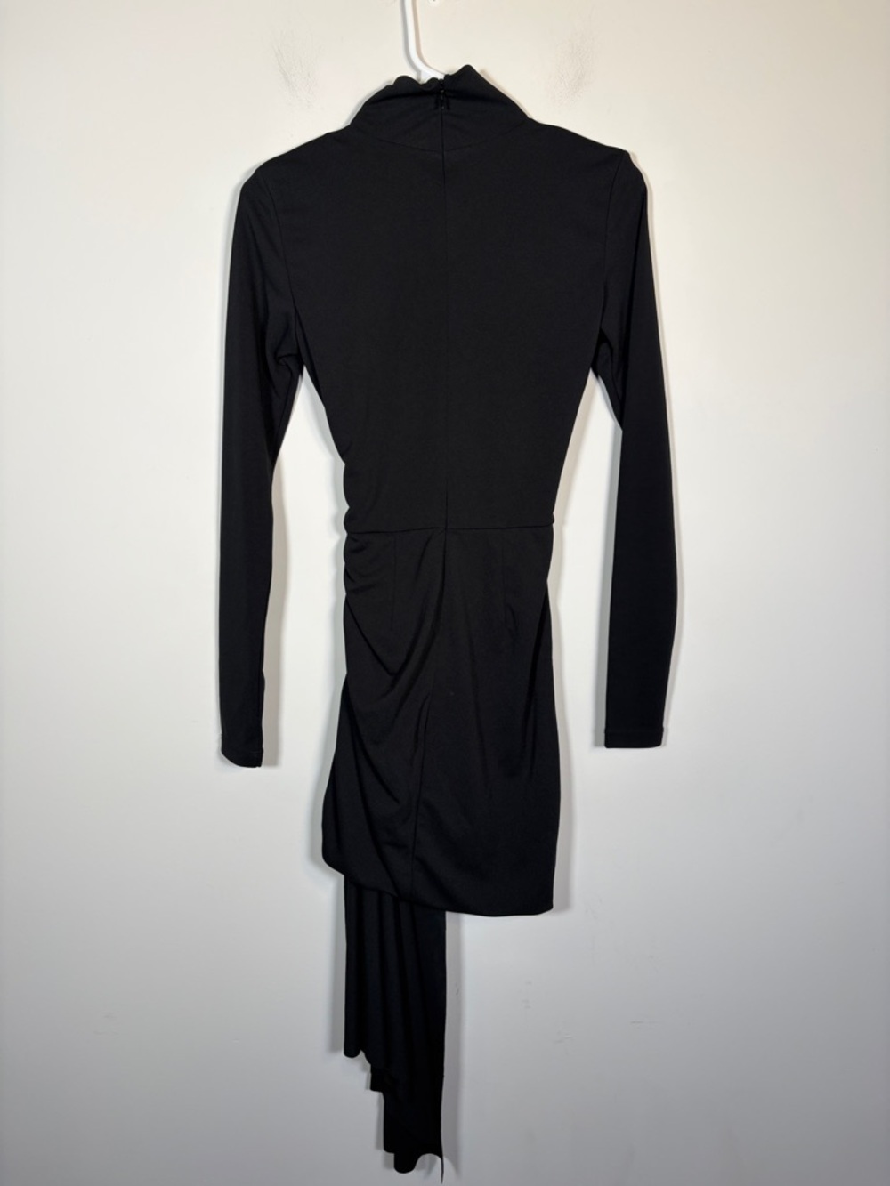 NWT Ronny Kobo Ronaldo Asymmetric Drape Dress in Black - XS - Picture 7 of 8